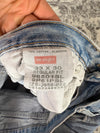 Pantalon baggy jean large skater Japanese balloon streetwear JNCO y2k vintage hip-hop 33US n•79