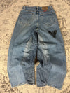 Pantalon baggy jean large skater Japanese balloon streetwear JNCO y2k vintage hip-hop 32US n•80