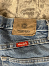 Pantalon baggy jean large skater Japanese balloon streetwear JNCO y2k vintage hip-hop 32US n•80