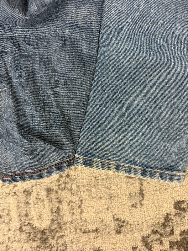 Pantalon baggy jean large skater Japanese balloon streetwear JNCO y2k vintage hip-hop 32US n•80