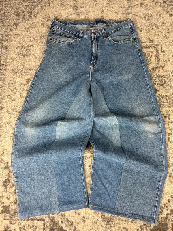 Pantalon baggy jean large skater Japanese balloon streetwear JNCO y2k vintage hip-hop 36US n•81