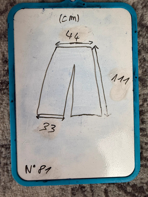 Pantalon baggy jean large skater Japanese balloon streetwear JNCO y2k vintage hip-hop 36US n•81