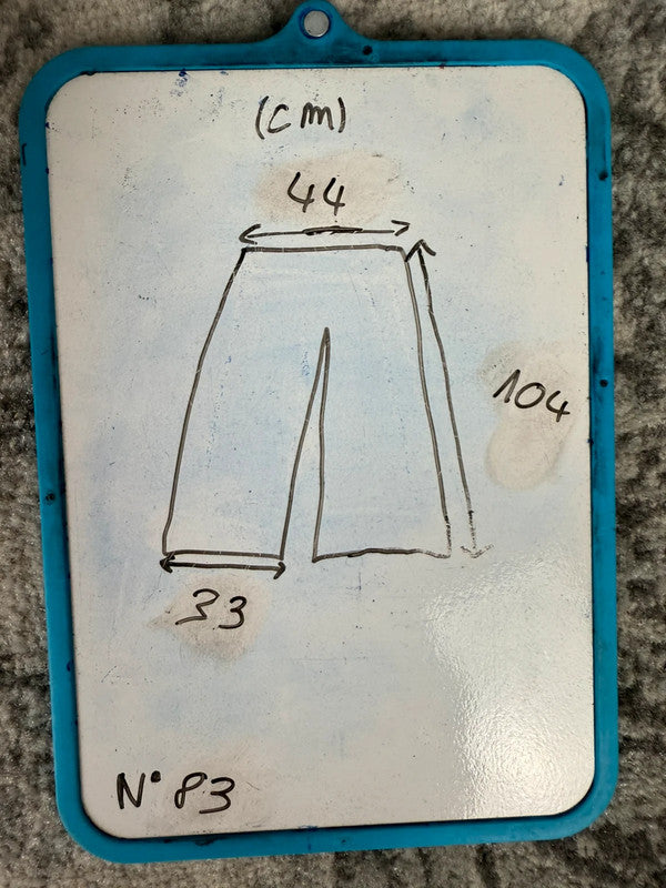 Pantalon baggy jean large skater Japanese balloon streetwear JNCO y2k vintage hip-hop L n•83