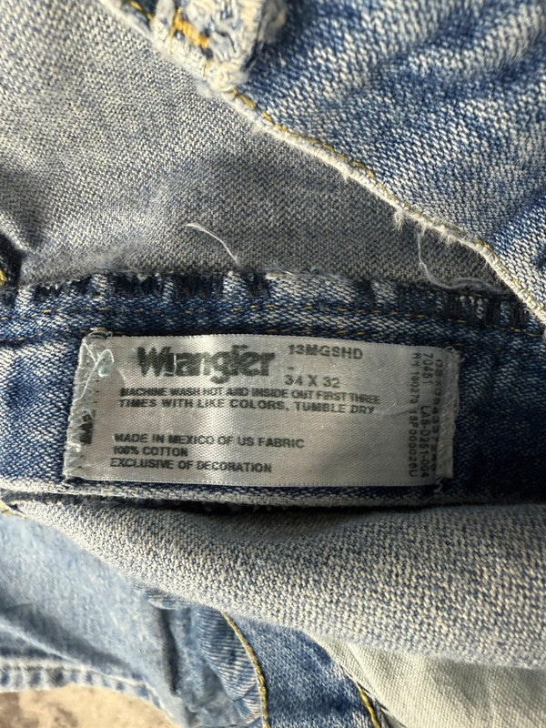 Pantalon baggy jean large skater Japanese balloon streetwear JNCO y2k vintage hip-hop 34US n•84