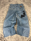 Pantalon baggy jean large skater Japanese balloon streetwear JNCO y2k vintage hip-hop 34US n•84