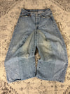 Pantalon baggy jean large skater Japanese balloon streetwear JNCO y2k vintage hip-hop 33US n•85