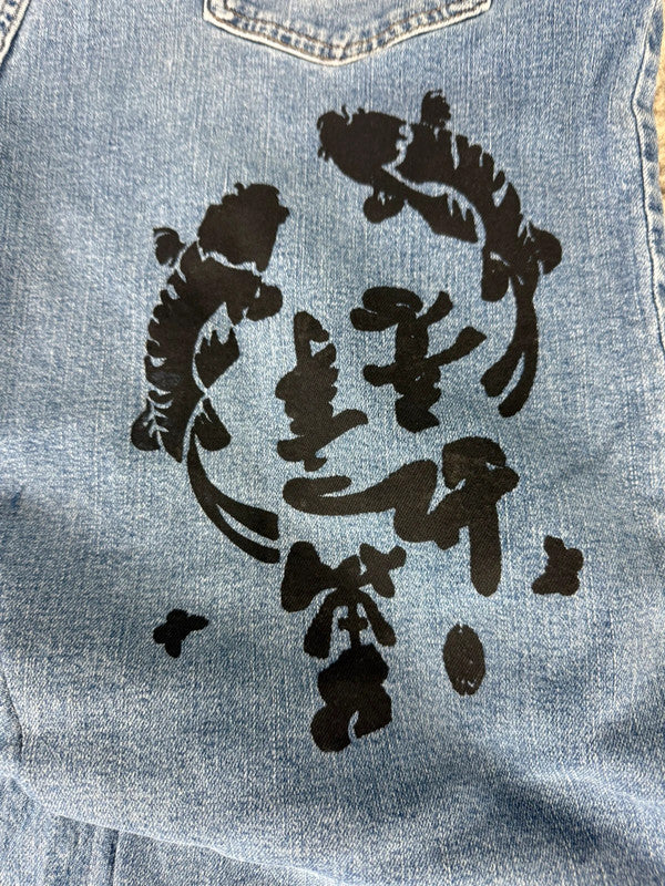 Pantalon baggy jean large skater Japanese balloon streetwear JNCO y2k vintage hip-hop 36US n•86