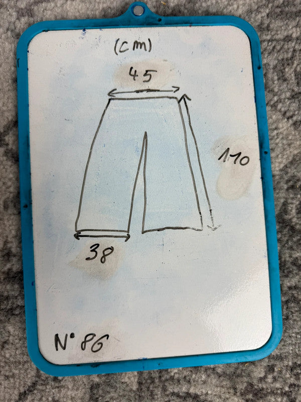 Pantalon baggy jean large skater Japanese balloon streetwear JNCO y2k vintage hip-hop 36US n•86