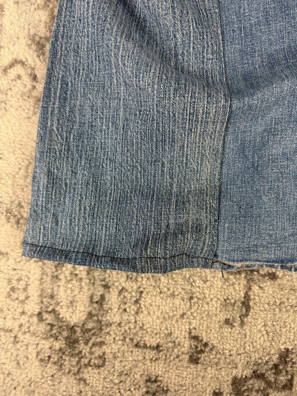 Pantalon baggy jean large skater Japanese balloon streetwear JNCO y2k vintage hip-hop 33US n•89
