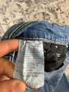 Pantalon baggy jean large skater Japanese balloon streetwear JNCO y2k vintage hip-hop 33US n•89