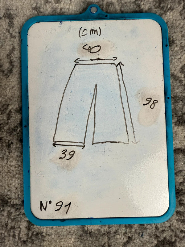 Pantalon baggy jean large skater Japanese balloon streetwear JNCO y2k vintage hip-hop S n•91
