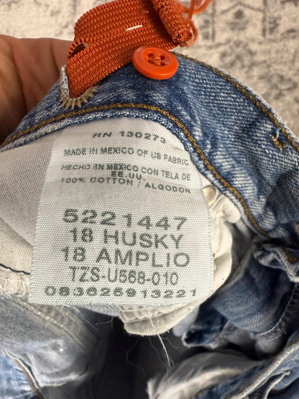 Pantalon baggy jean large skater Japanese balloon streetwear JNCO y2k vintage hip-hop S n•91