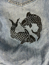 Pantalon baggy jean large skater Japanese balloon streetwear JNCO y2k vintage hip-hop S n•91