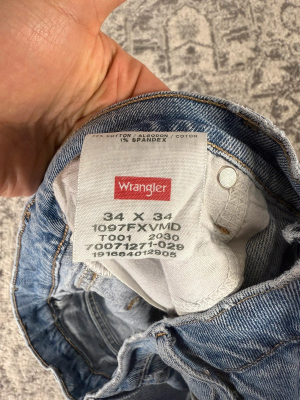 Pantalon baggy jean large skater Japanese balloon streetwear JNCO y2k vintage hip-hop 34US n•92