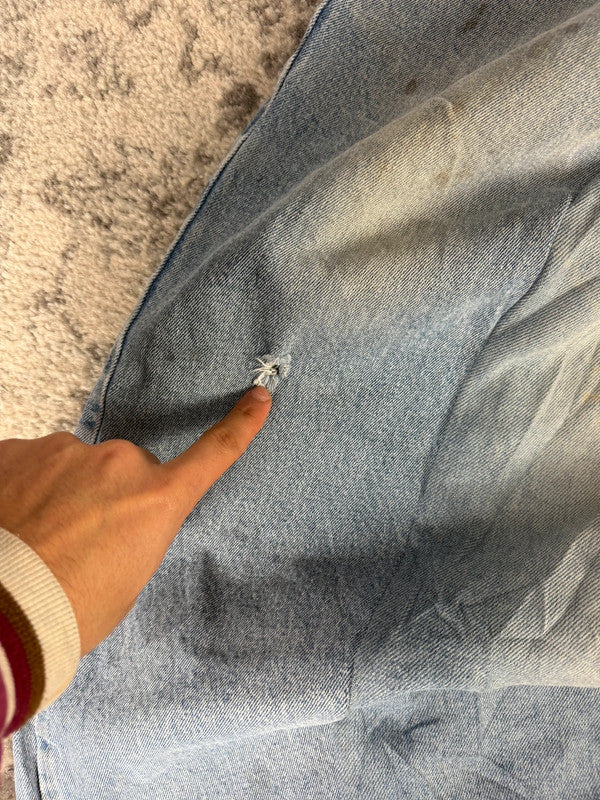 Pantalon baggy jean large skater Japanese balloon streetwear JNCO y2k vintage hip-hop 34US n•92