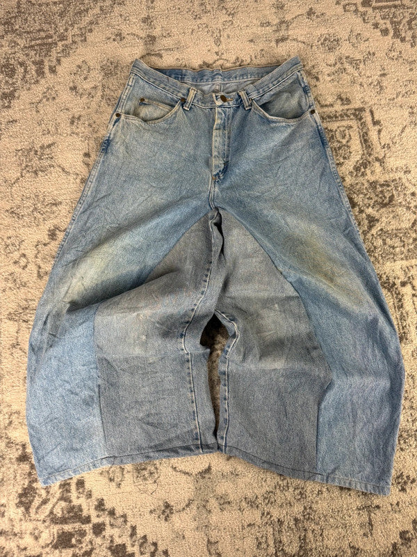 Pantalon baggy jean large skater Japanese balloon streetwear JNCO y2k vintage hip-hop S n•93