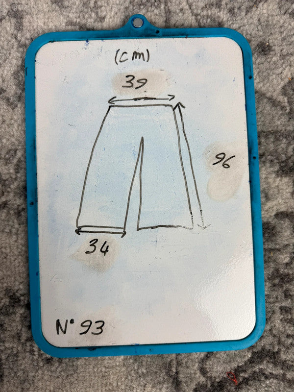 Pantalon baggy jean large skater Japanese balloon streetwear JNCO y2k vintage hip-hop S n•93