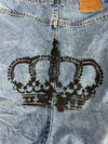 Pantalon baggy jean large skater Japanese balloon streetwear JNCO y2k vintage hip-hop L n•94