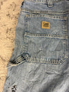 Pantalon baggy jean large skater Japanese balloon streetwear JNCO y2k vintage hip-hop 38US n•96