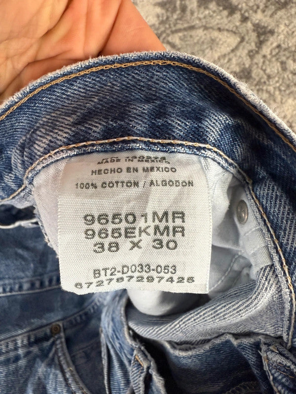 Pantalon baggy jean large skater Japanese balloon streetwear JNCO y2k vintage hip-hop XL n•97