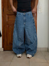 Pantalon baggy jean large skater Japanese balloon streetwear JNCO y2k vintage hip-hop 36US n•101