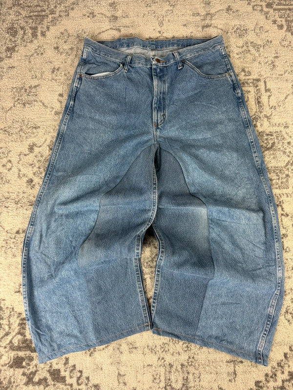 Pantalon baggy jean large skater Japanese balloon streetwear JNCO y2k vintage hip-hop 36US n•101