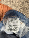 Pantalon baggy jean large skater Japanese balloon streetwear JNCO y2k vintage hip-hop 36US n•101