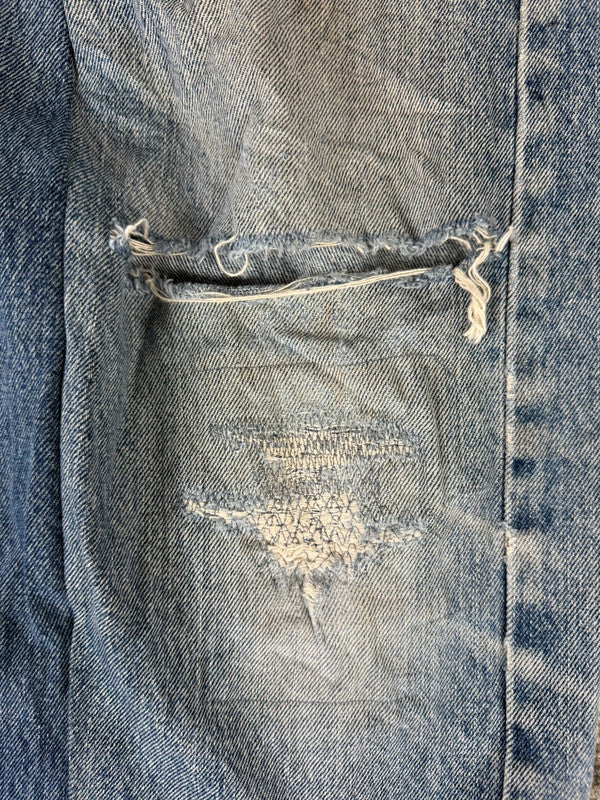Pantalon baggy jean large skater Japanese balloon streetwear JNCO y2k vintage hip-hop 33US n•103