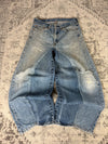 Pantalon baggy jean large skater Japanese balloon streetwear JNCO y2k vintage hip-hop 33US n•103