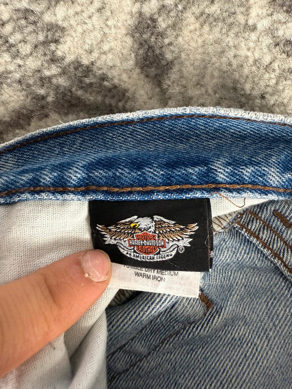 Pantalon baggy jean large skater Japanese balloon streetwear JNCO y2k vintage hip-hop S n•106