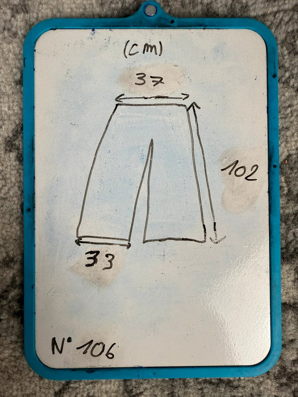 Pantalon baggy jean large skater Japanese balloon streetwear JNCO y2k vintage hip-hop S n•106