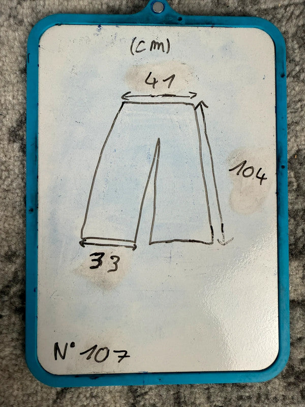 Pantalon baggy jean large skater Japanese balloon streetwear JNCO y2k vintage hip-hop 34US n•107
