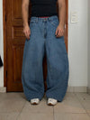Pantalon baggy jean large skater Japanese balloon streetwear JNCO y2k vintage hip-hop 34US n•107