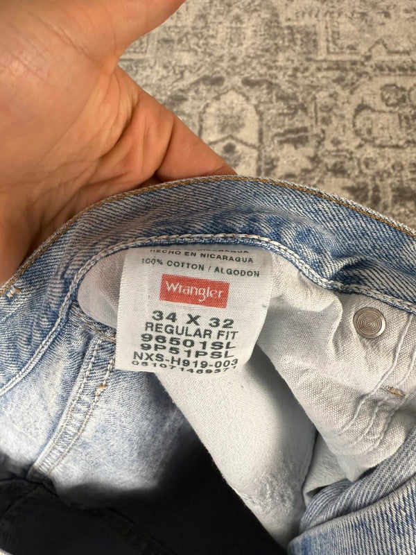 Pantalon baggy jean large skater Japanese balloon streetwear JNCO y2k vintage hip-hop 34US n•108