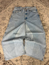Pantalon baggy jean large skater Japanese balloon streetwear JNCO y2k vintage hip-hop 34US n•108