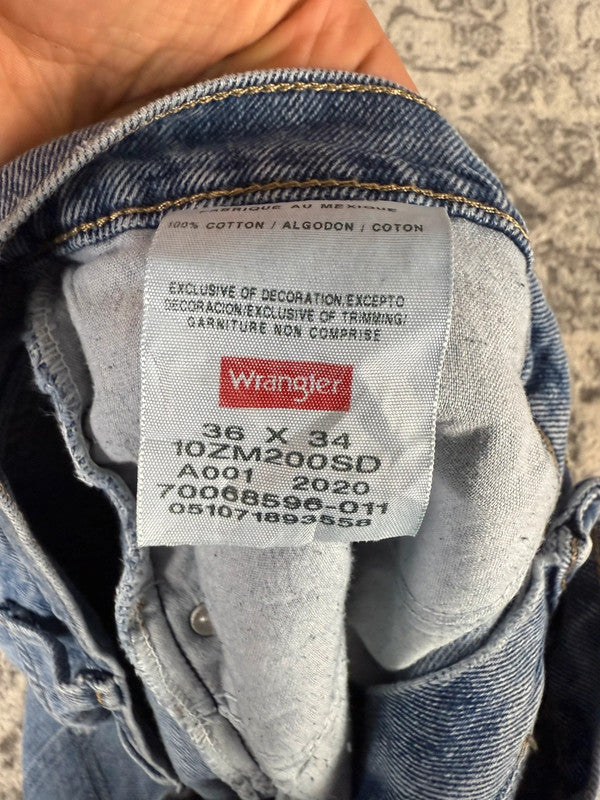 Pantalon baggy jean large skater Japanese balloon streetwear JNCO y2k vintage hip-hop 36US n•112