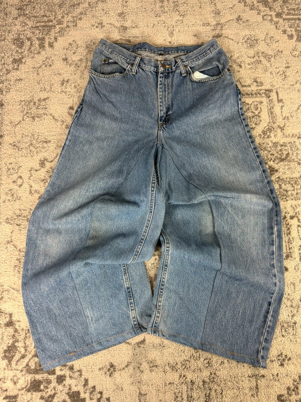 Pantalon baggy jean large skater Japanese balloon streetwear JNCO y2k vintage hip-hop 34US n•113