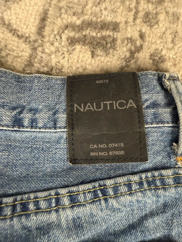 Pantalon baggy jean large skater Japanese balloon streetwear JNCO y2k vintage hip-hop 32US n•115