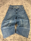 Pantalon baggy jean large skater Japanese balloon streetwear JNCO y2k vintage hip-hop 32US n•115