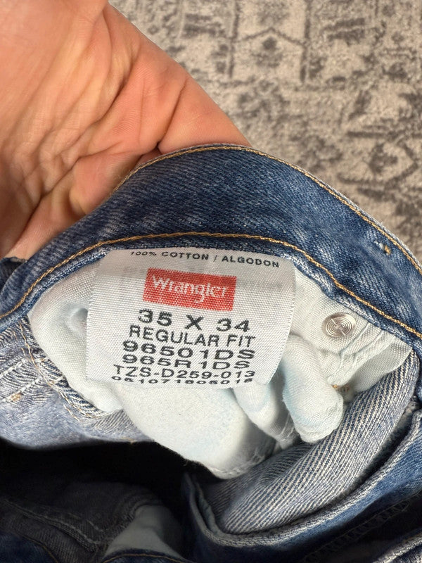 Pantalon baggy jean large skater Japanese balloon streetwear JNCO y2k vintage hip-hop 35US n•121