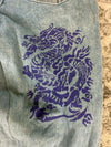 Pantalon baggy jean large skater Japanese balloon streetwear JNCO y2k vintage hip-hop 32US n•122