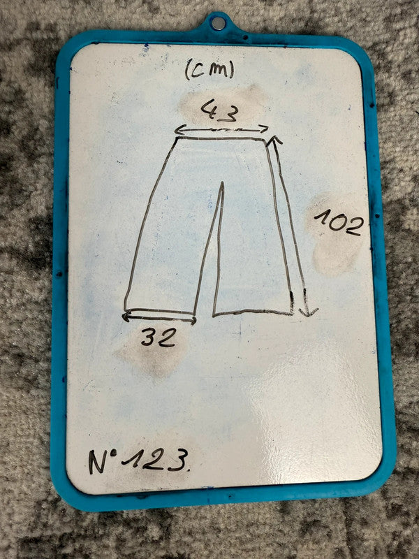 Pantalon baggy jean large skater Japanese balloon streetwear JNCO y2k vintage hip-hop 36US n•123