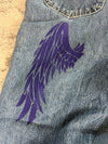Pantalon baggy jean large skater Japanese balloon streetwear JNCO y2k vintage hip-hop 36US n•123
