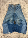 Pantalon baggy jean large skater Japanese balloon streetwear JNCO y2k vintage hip-hop M n•124
