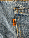 Pantalon baggy jean large skater Japanese balloon streetwear JNCO y2k vintage hip-hop M n•124