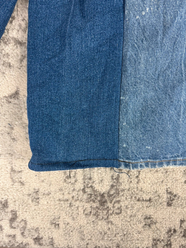Pantalon baggy jean large skater Japanese balloon streetwear JNCO y2k vintage hip-hop M n•124