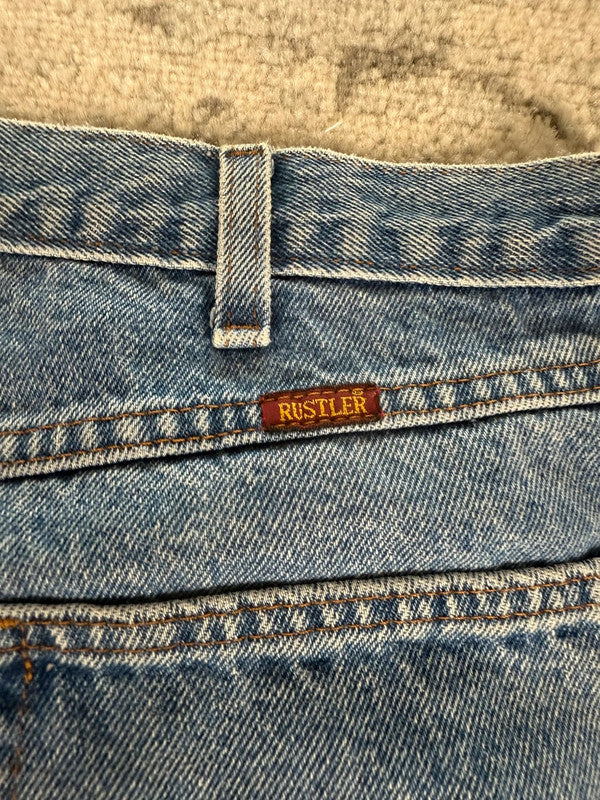 Pantalon baggy jean large skater Japanese balloon streetwear JNCO y2k vintage hip-hop 38US n•127