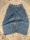 Pantalon baggy jean large skater Japanese balloon streetwear JNCO y2k vintage hip-hop 36US n•130