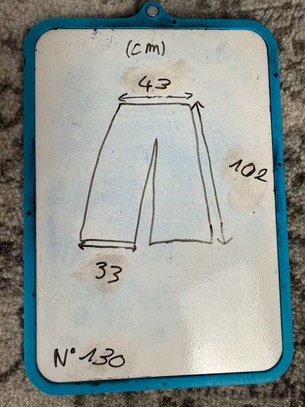 Pantalon baggy jean large skater Japanese balloon streetwear JNCO y2k vintage hip-hop 36US n•130