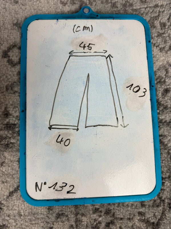 Pantalon baggy jean large skater Japanese balloon streetwear JNCO y2k vintage hip-hop 36US n•132